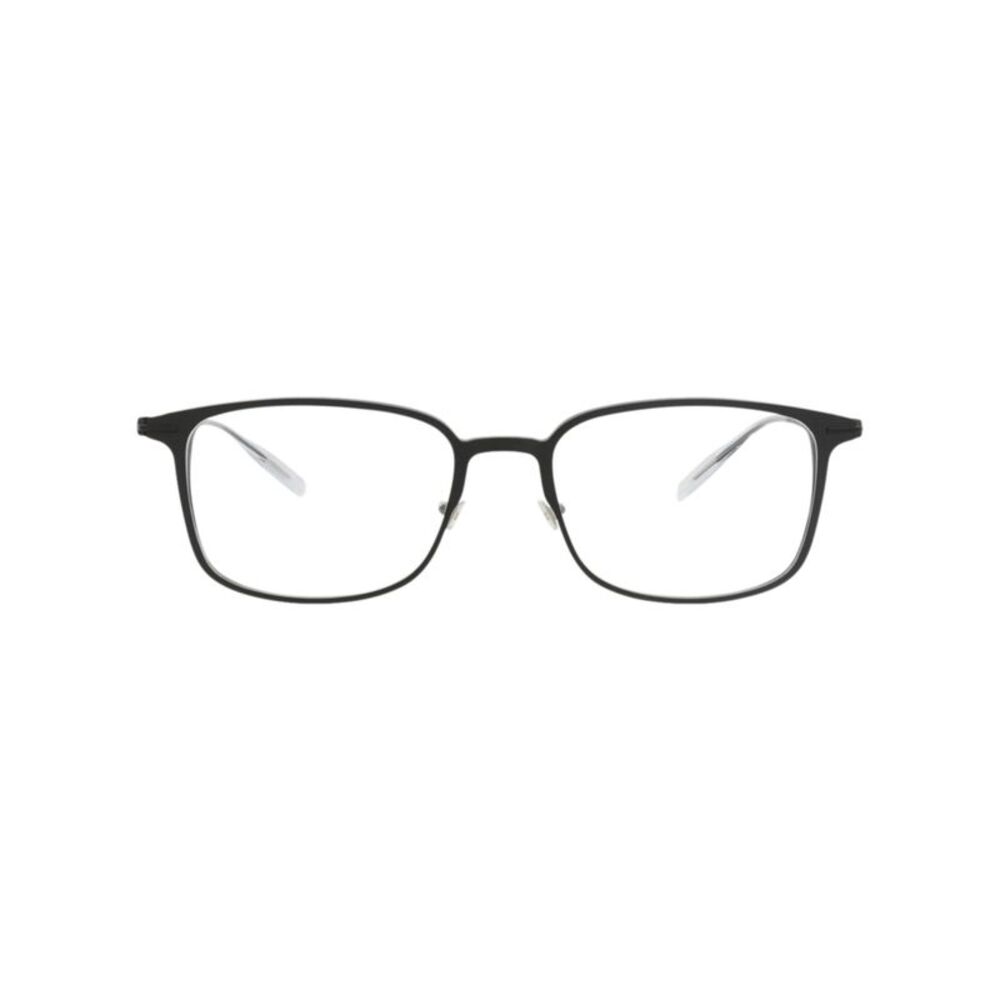 Montblanc Square-Frame Alluminium Optical Frames Black Mens